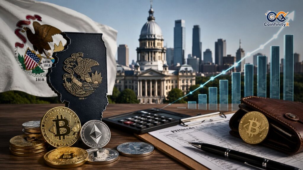 Illinois Crypto Tax law introducing a 0.2% tax on crypto transactions