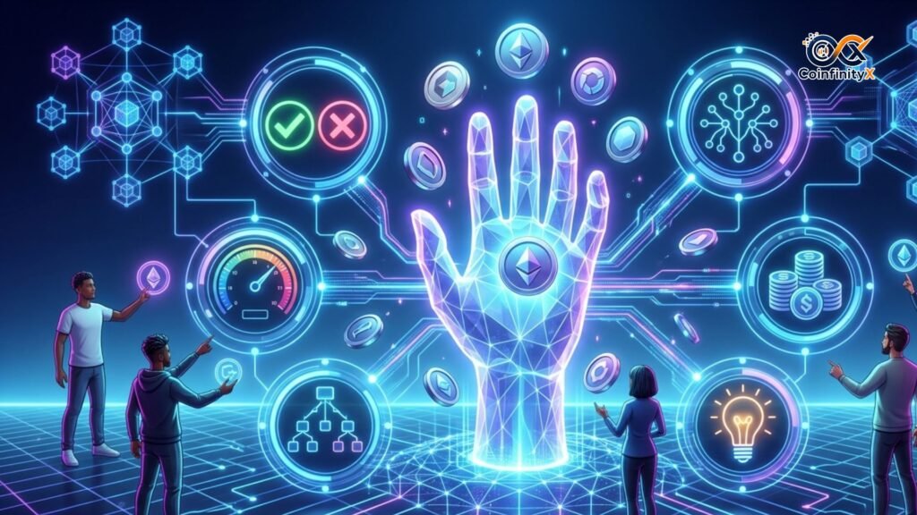 Governance Tokens
Blockchain Governance
Community Voting
Decentralized Governance
DAO Governance
Decentralized Autonomous Organizations
DeFi Governance
Crypto Communities
Blockchain Projects
Token Voting