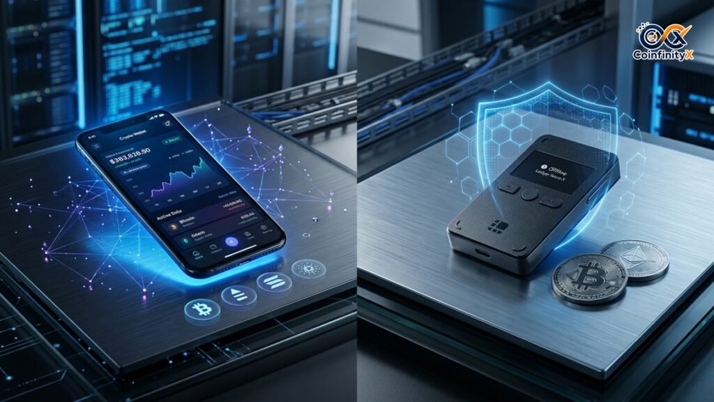 Hot vs cold wallet comparison for secure cryptocurrency storage
